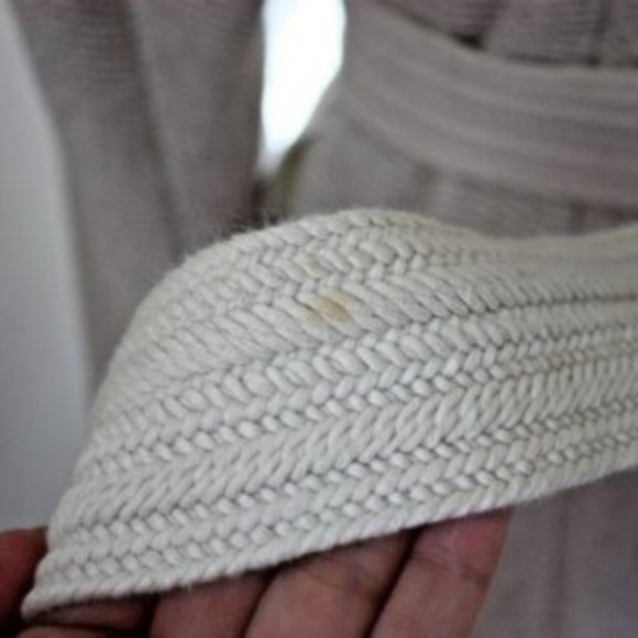 VINCE WOVEN COTTON BEIGE BLAZER MEDIUM - Picture 6 of 8